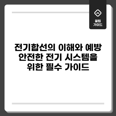 전기합선의 이해와 예방: 안전한 전기 시스템을 위한 필수 가이드